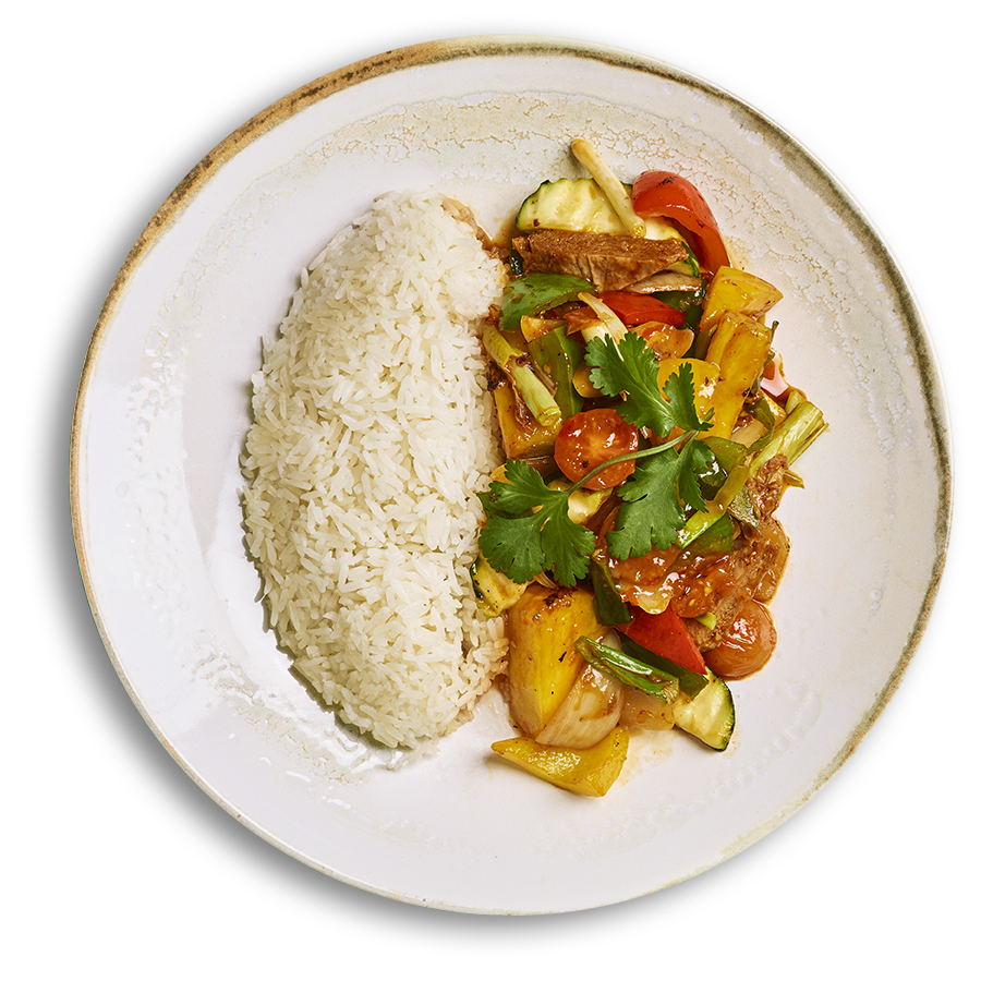 Sweet and Sour Veggie Sizzle